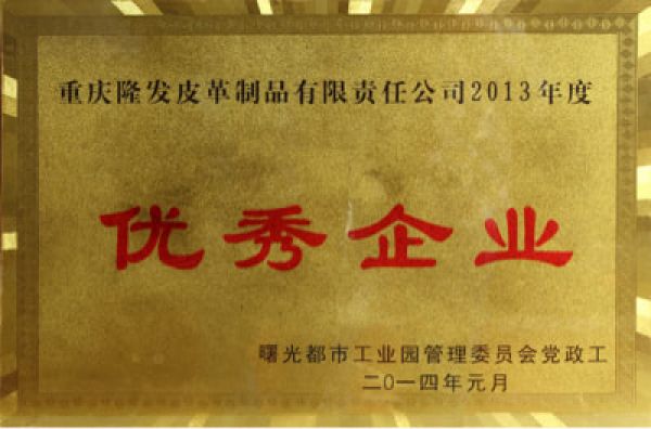 2013年度优秀企业